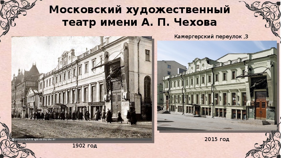 Презентация "Чеховские адреса Москвы" (5-9 класс, литература)