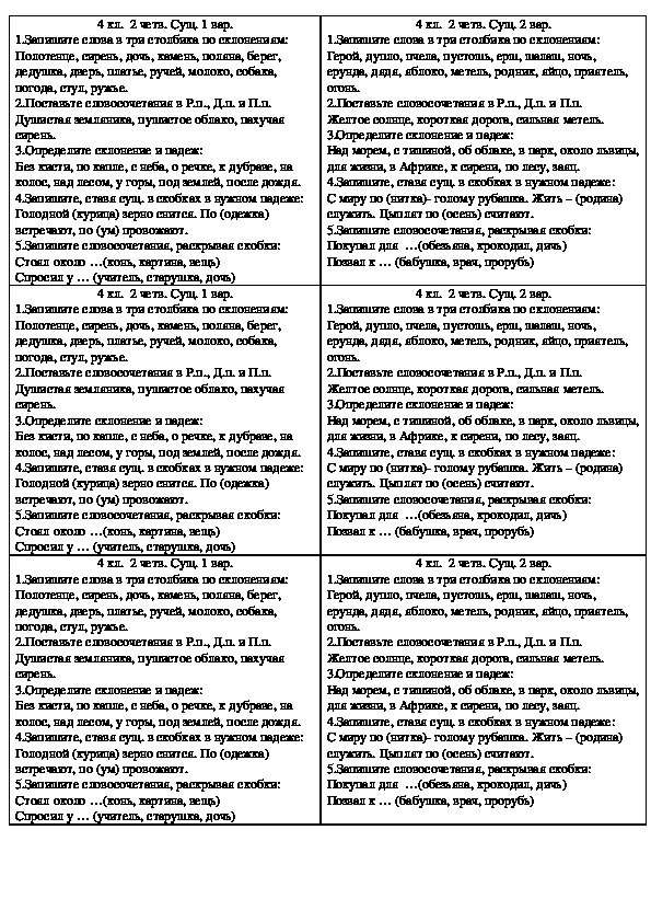 ГДЗ по русскому языку 4 класс учебник Канакина, Горецкий 2 часть – стр 