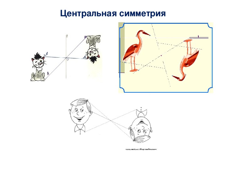 Рисунки по центральной симметрии