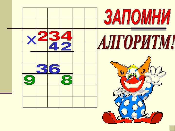 Умножение столбиком 5 класс математика. Алгоритм умножения на однозначное число 4 класс. Алгоритм умножения многозначных чисел 4 класс. Умножение в столбик 3 класс. Столбик умножения в презентации.