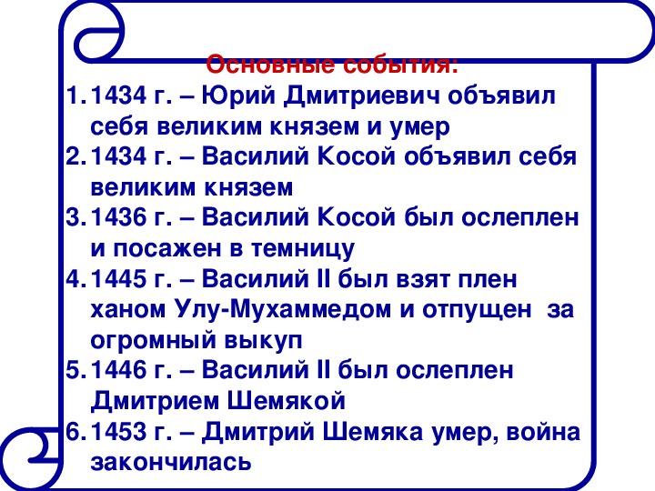 Русские земли в конце 14 первой половине 15 века презентация 6 класс