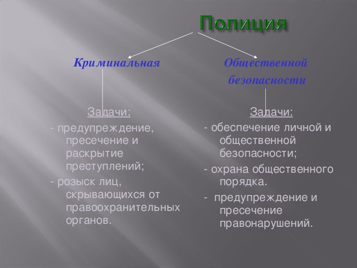 Кто стоит на страже закона конспект