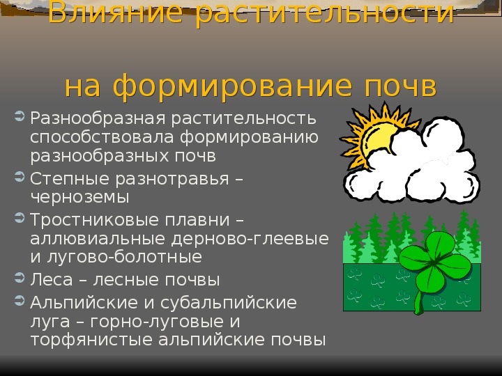 Основные сведения о почвах краснодарского края