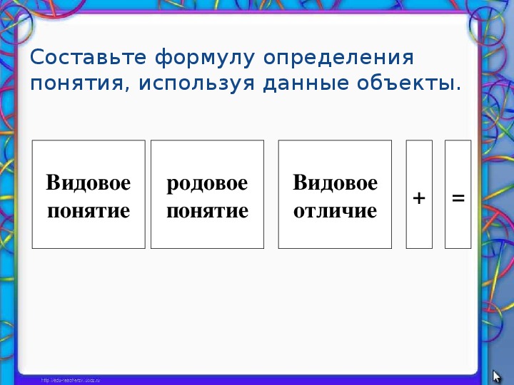 Подбери к определению понятие