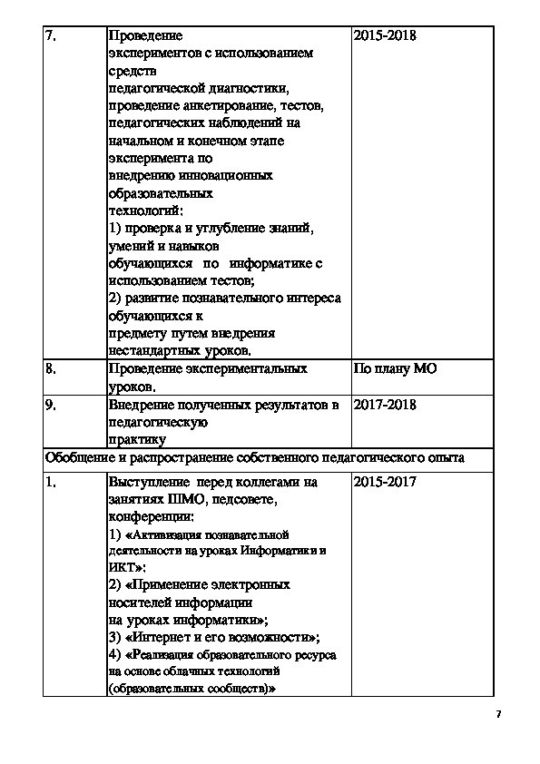 План самообразования учителя биологии 2022 2023