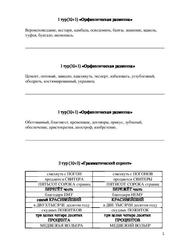 Сценарий   внеклассного мероприятия  «Конкурс знатоков русского языка»