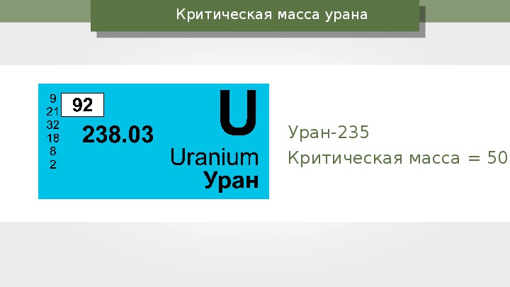 Энергия связи ядра урана 238. Масса урана 235.