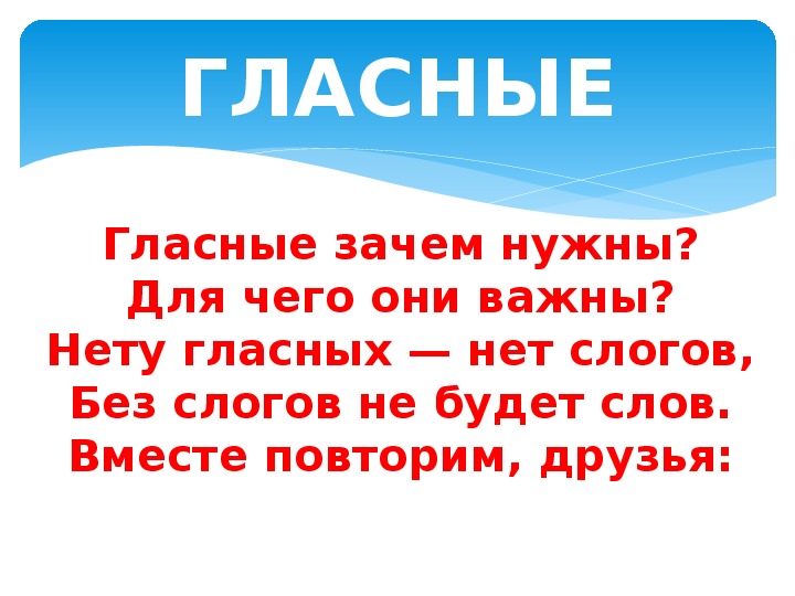 Они важны. Зачем нужны гласные буквы. Нету гласных.