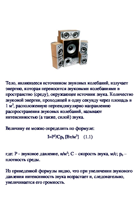 Обложка для материала Об интенсивности звука