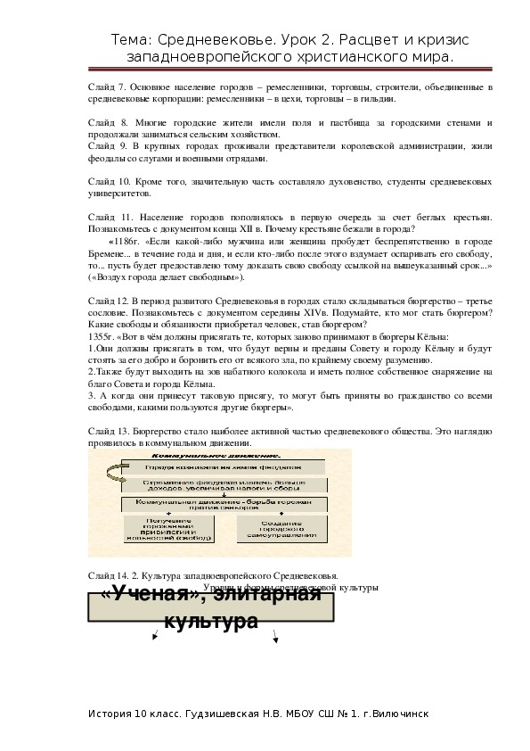 Расцвет и кризис западноевропейского христианского мира презентация 10 класс