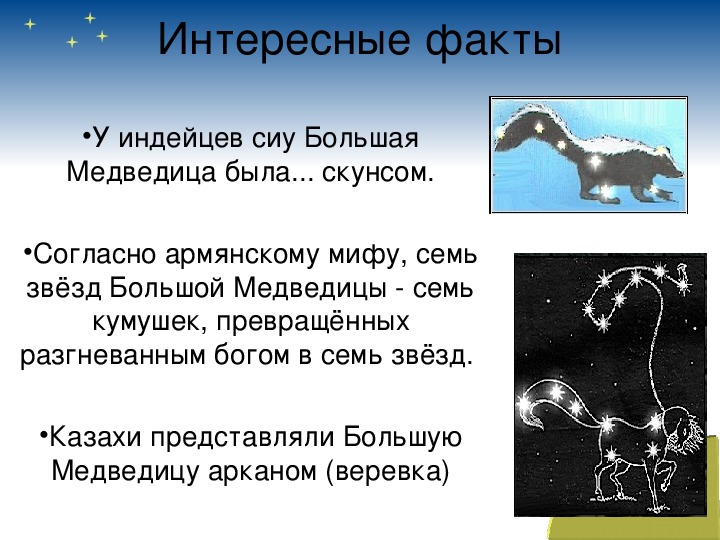 Презентация на тему созвездия