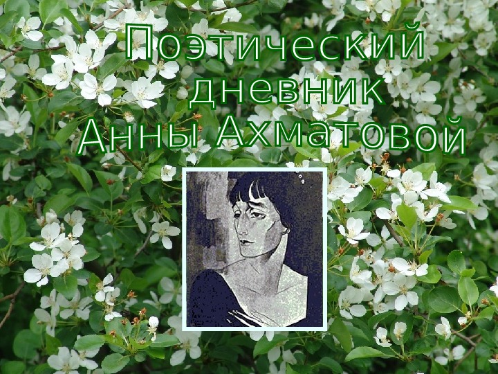 Викторина -тест " Поэтический дневник Анны Ахматовой"