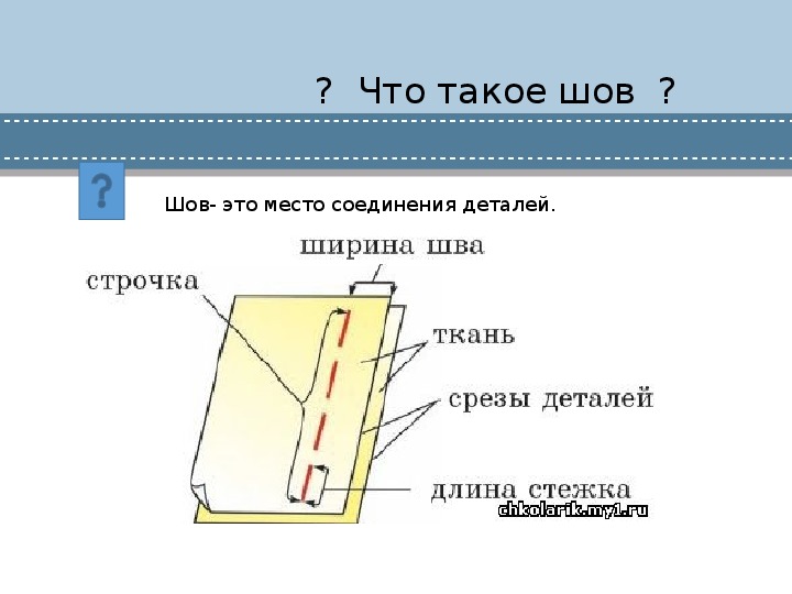 Что такое шов