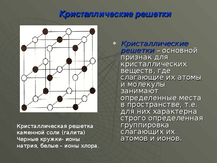 Определите типы кристаллических. Кристаллическая решетка хлора. Искажение кристаллической решетки. Презентация на тему Кристаллические решетки. Кристаллическая решетка натрия.