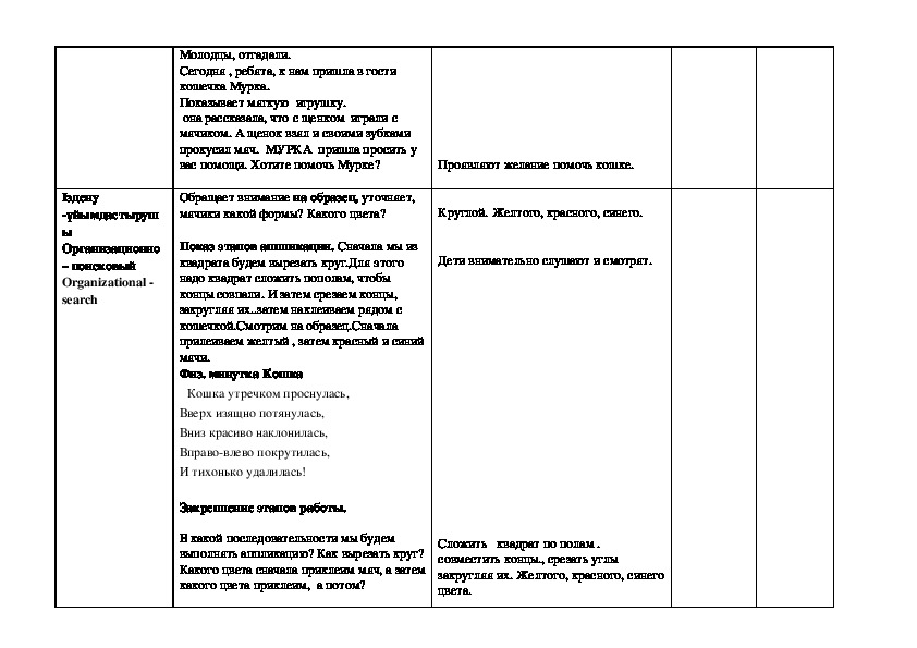 Технологическая карта воспитательного мероприятия в школе