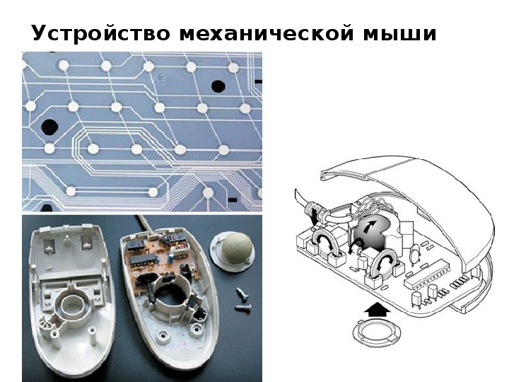 В оптико механической системе изображение формируется