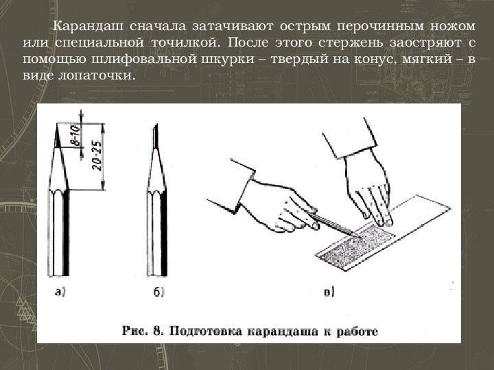 Чертежные инструменты презентация