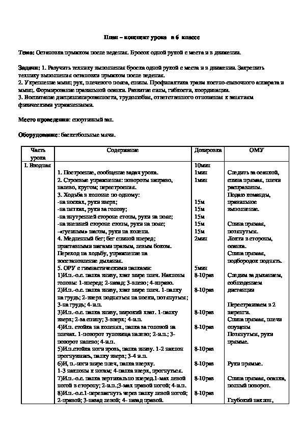 Обложка для материала Остановка прыжком после ведения. Бросок одной рукой с места и в движении.