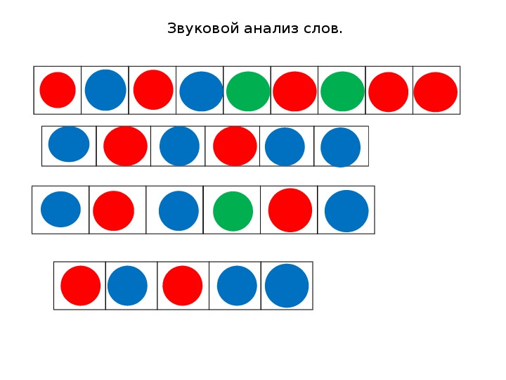 Картинка звуковой анализ слова в детском саду