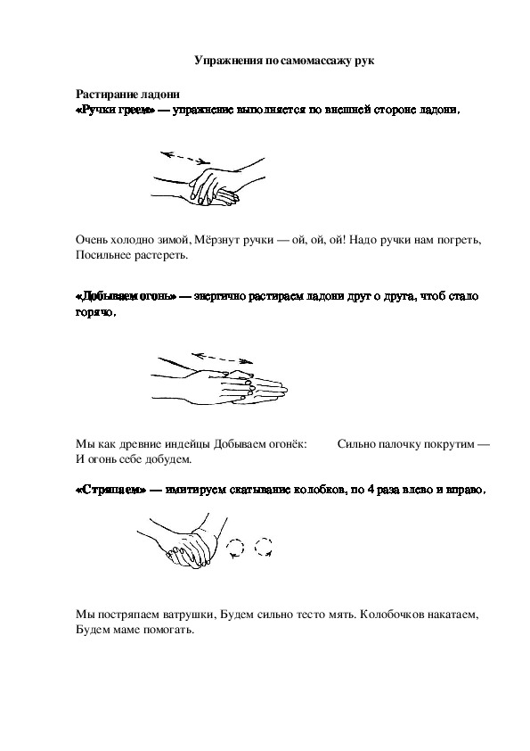 Обложка для материала Упражнения по самомассажу рук