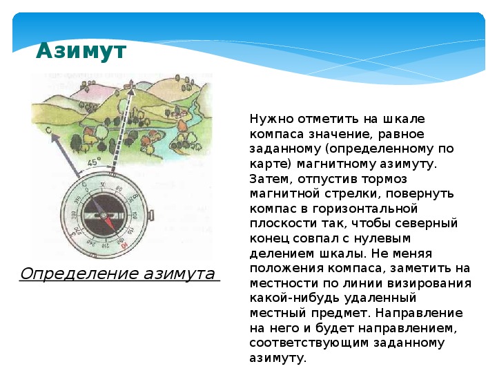 Ориентирование на местности обж 5 класс презентация