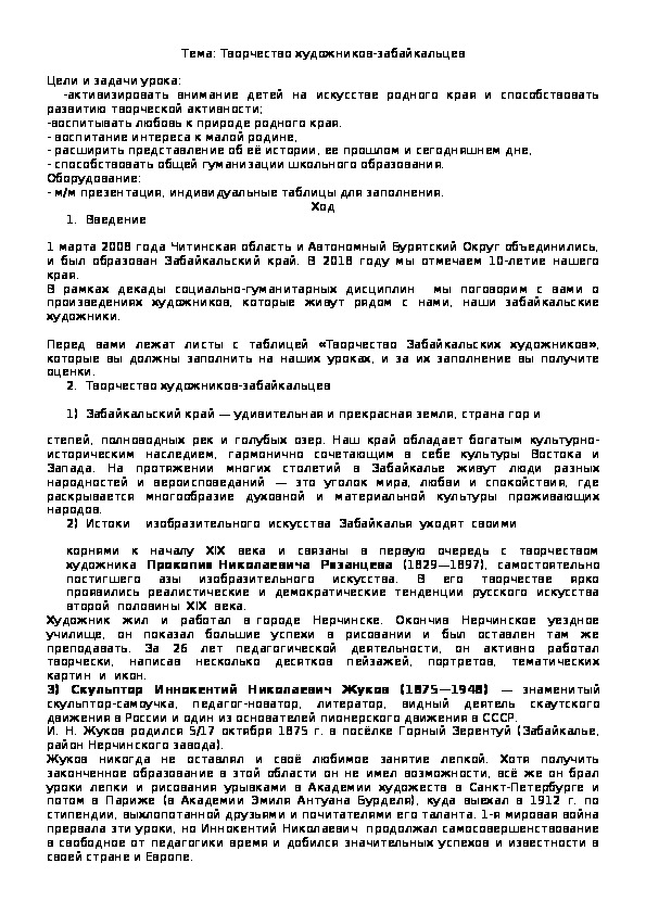 Обложка для материала Художники- забайкальцы