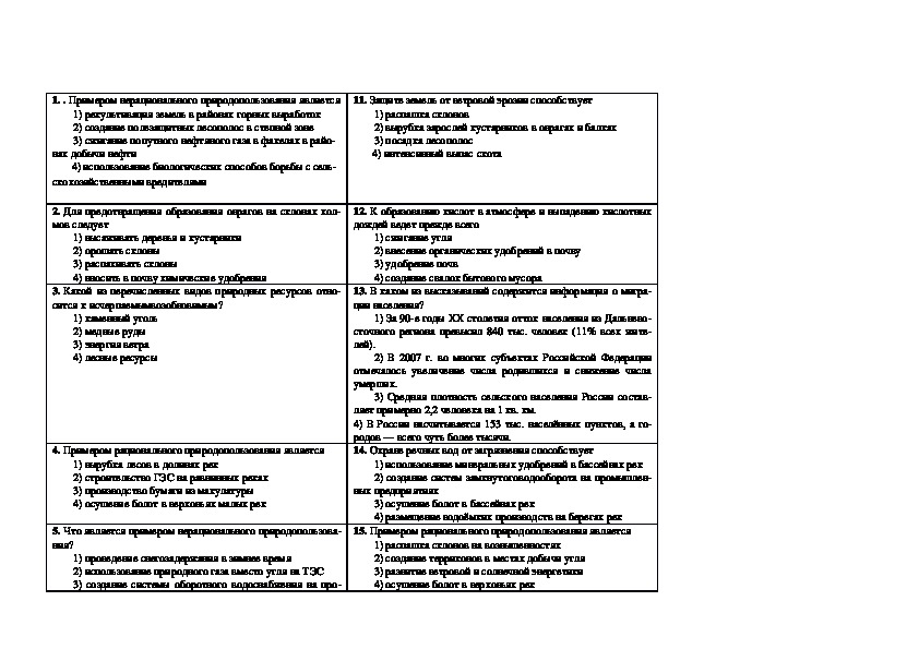 Модуль 12 для подготовки к ОГЭ по географии (практическая  часть)