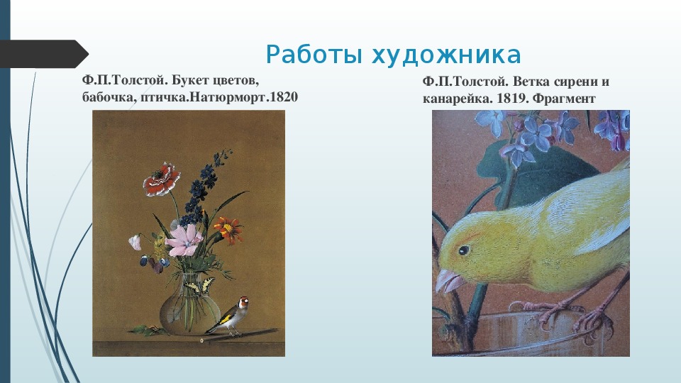 Описание картины цветов бабочка и птичка