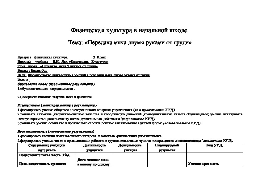 Обложка для материала Передача мяча двумя руками от груди