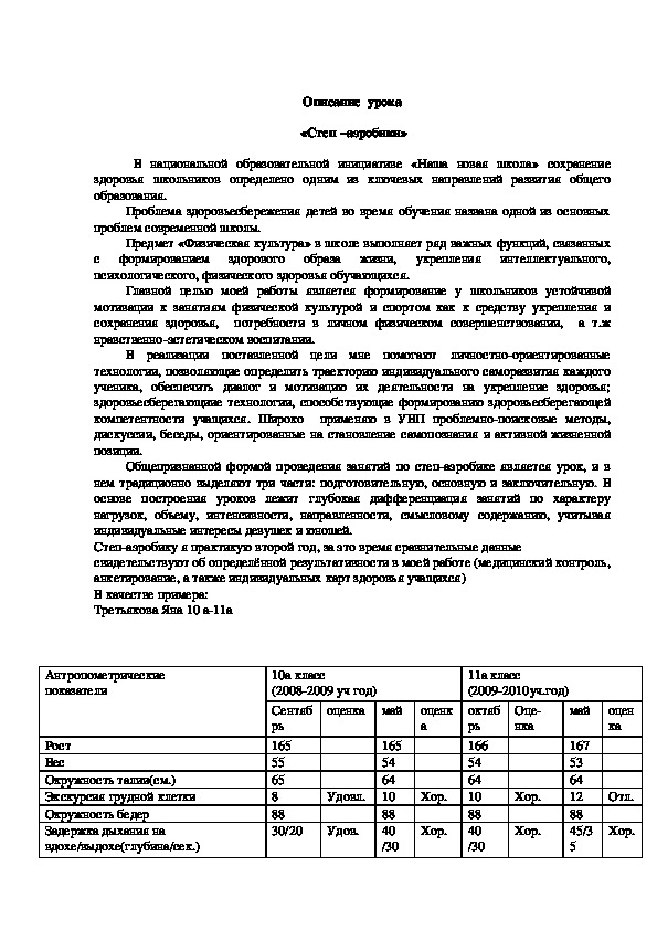 Обложка для материала «Степ –аэробики