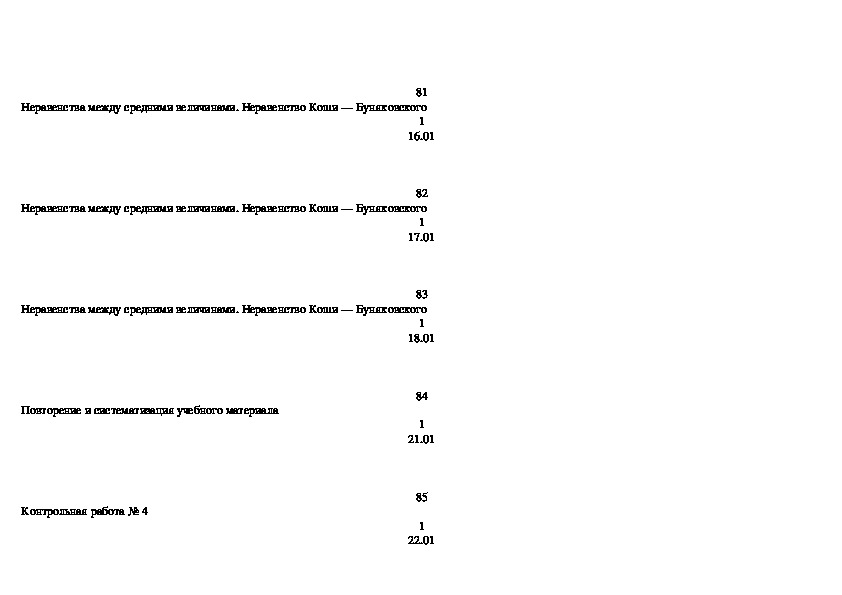 Контрольная работа по алгебре 9 класс неравенство