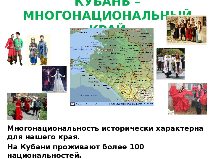 Презентация на тему "Кубань- многонациональный край"
