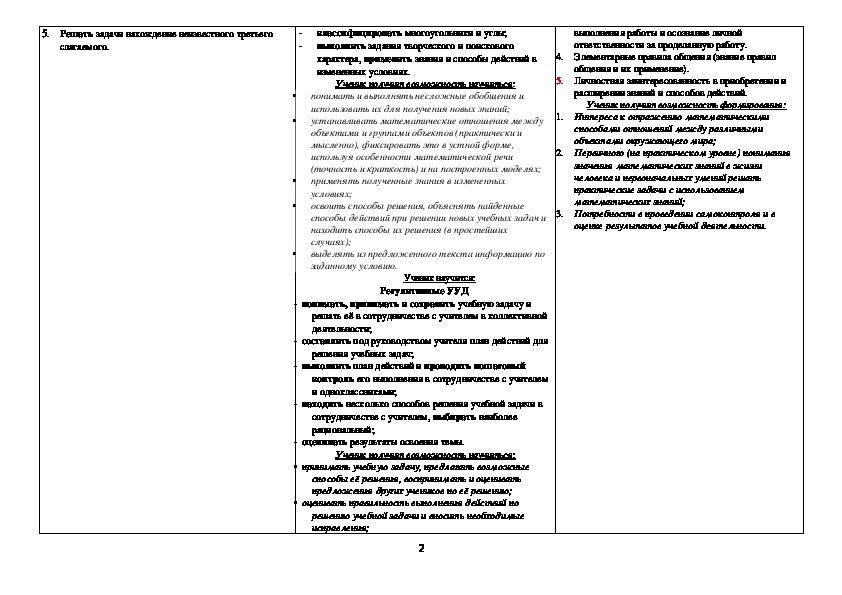 Технологическая карта урока математики 3 класс школа россии умножение суммы на число