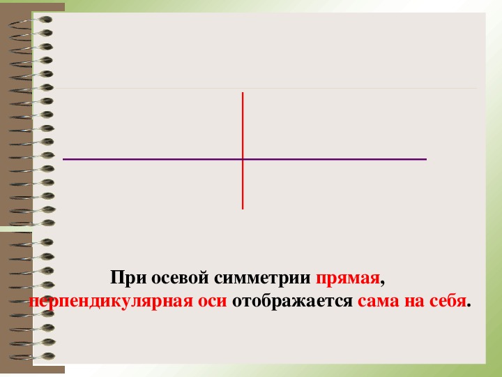 Перпендикулярно свету. Перпендикуляр к оси симметрии. Перпендикулярные прямые осевая симметрия. Перпендикулярно оси симметрии. Прямая перпендикулярная к оси симметрии отображается на себя.