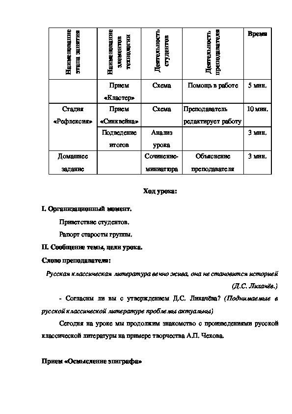 Сочинение: Сочинение по рассказу А. П. Чехова 