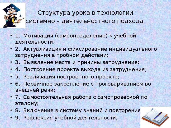 Анализ урока с позиции системно деятельностного подхода образец