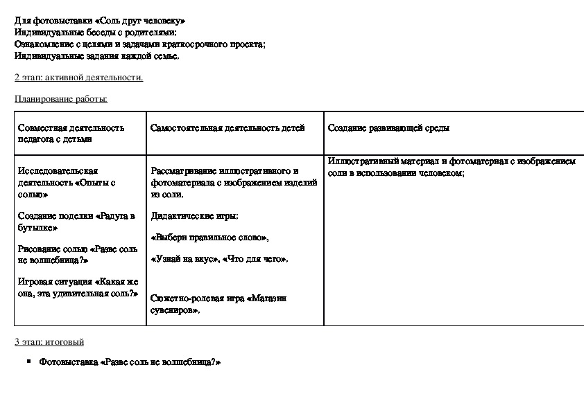 Краткосрочный проект это сколько