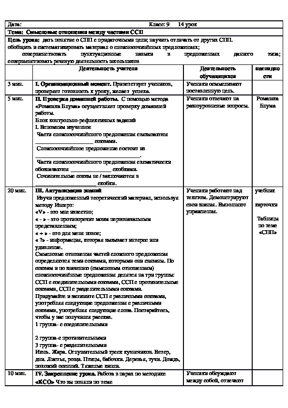 Обложка для материала Русский язык 9 класс  Смысловые отношения между частями ССП