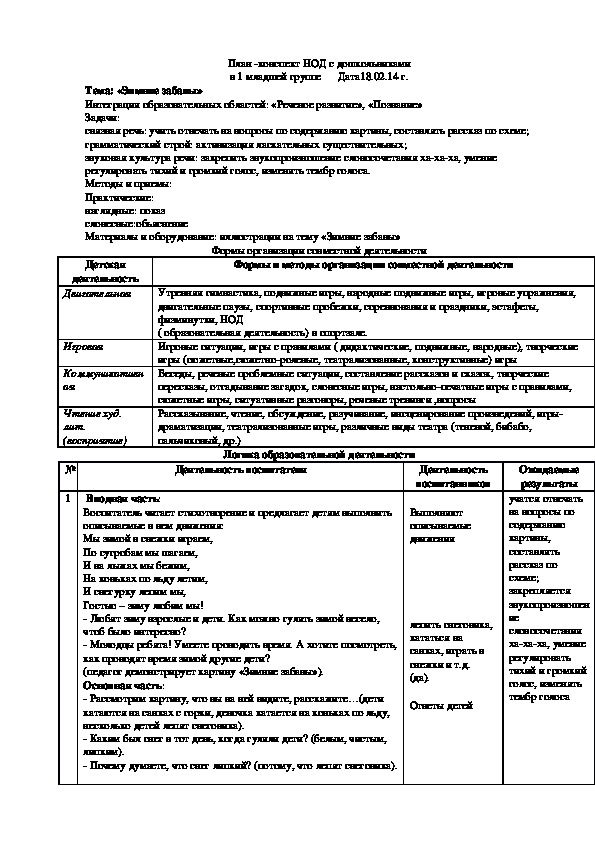 Обложка для материала "Зимние забавы"