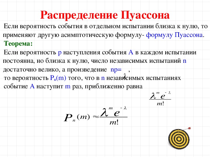 Теорема пуассона для схемы пуассона