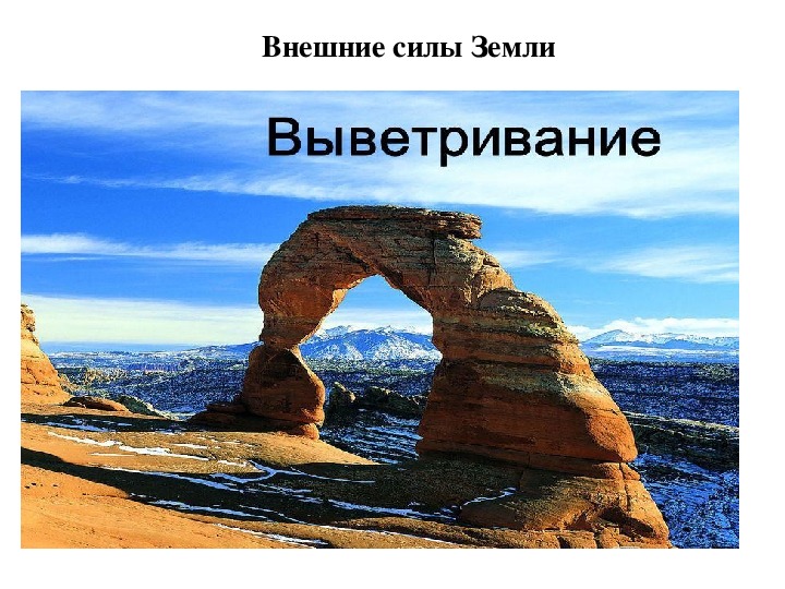 Внешние силы земли