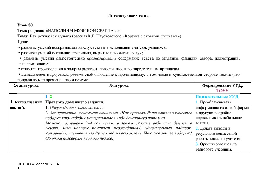Обложка для материала Как рождается музыка (рассказ К.Г. Паустовского «Корзина с еловыми шишками»)