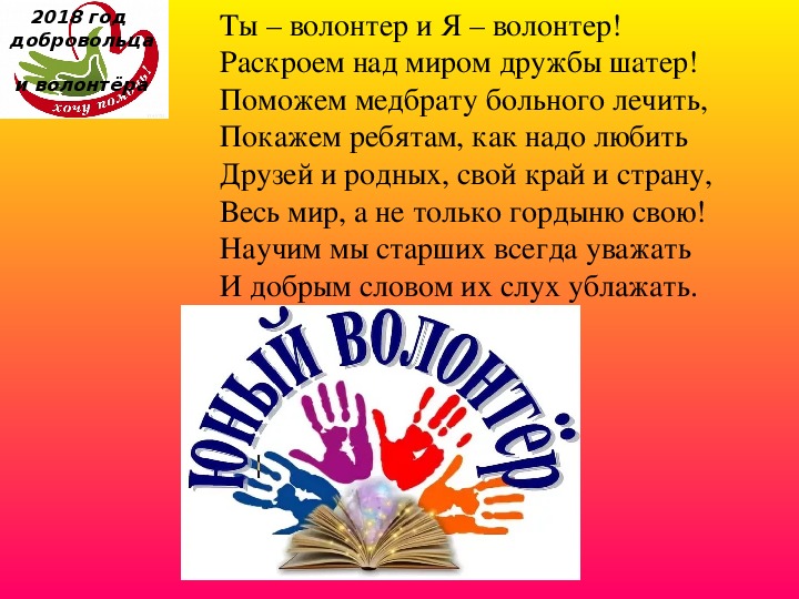 Презентация день волонтера