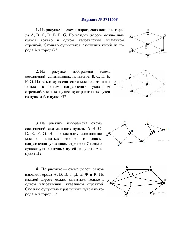 Анализирование информации представленной в виде схем