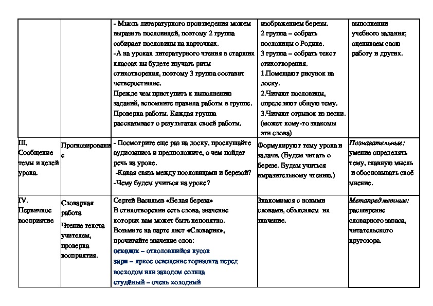 Белая береза васильев 2 класс литературное чтение презентация