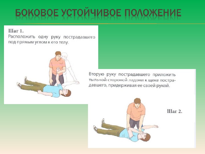 Какова цель придания пострадавшему восстановительной позиции приведенной на рисунке