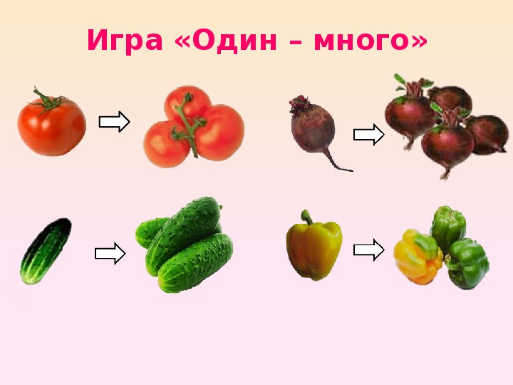 Картинки один и много