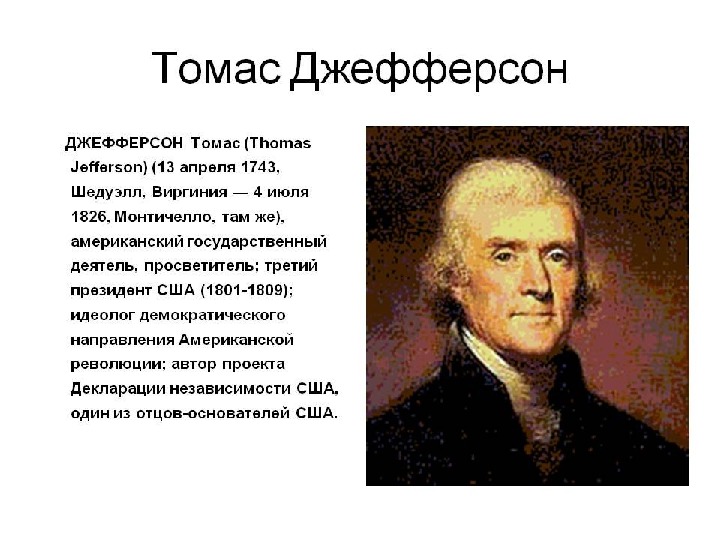 Сообщение о т. Томас Джефферсон 3 президент США. Т Джефферсон кратко. Томас Джефферсон 1743 1826 кратко. Т Джефферсон краткая биография.