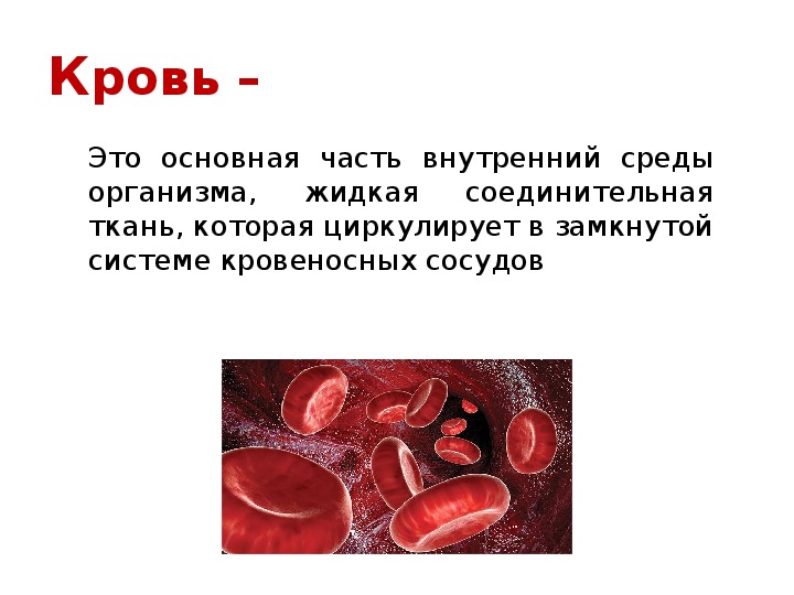 Презентация внутренняя среда организма 8 класс биология