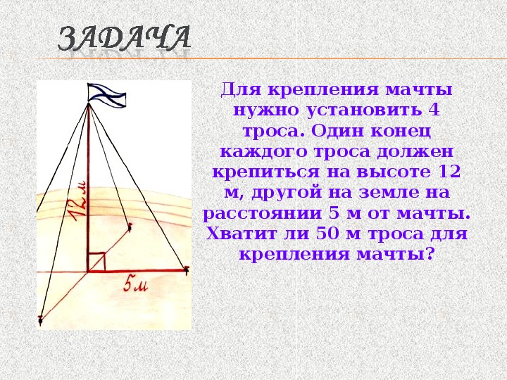 Презентация проекта "Теорема Пифагора вне школной программы "